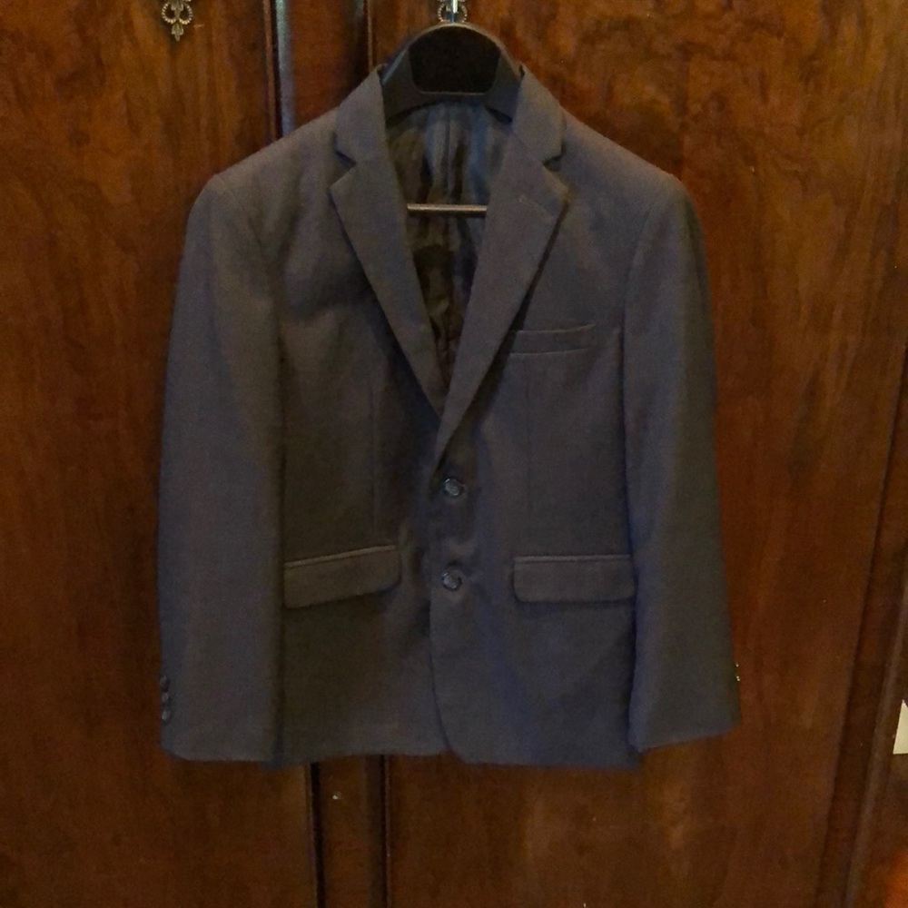 Boys Izod Charcoal Gray Suit Jacket